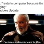 And the lagging is because of the updates
